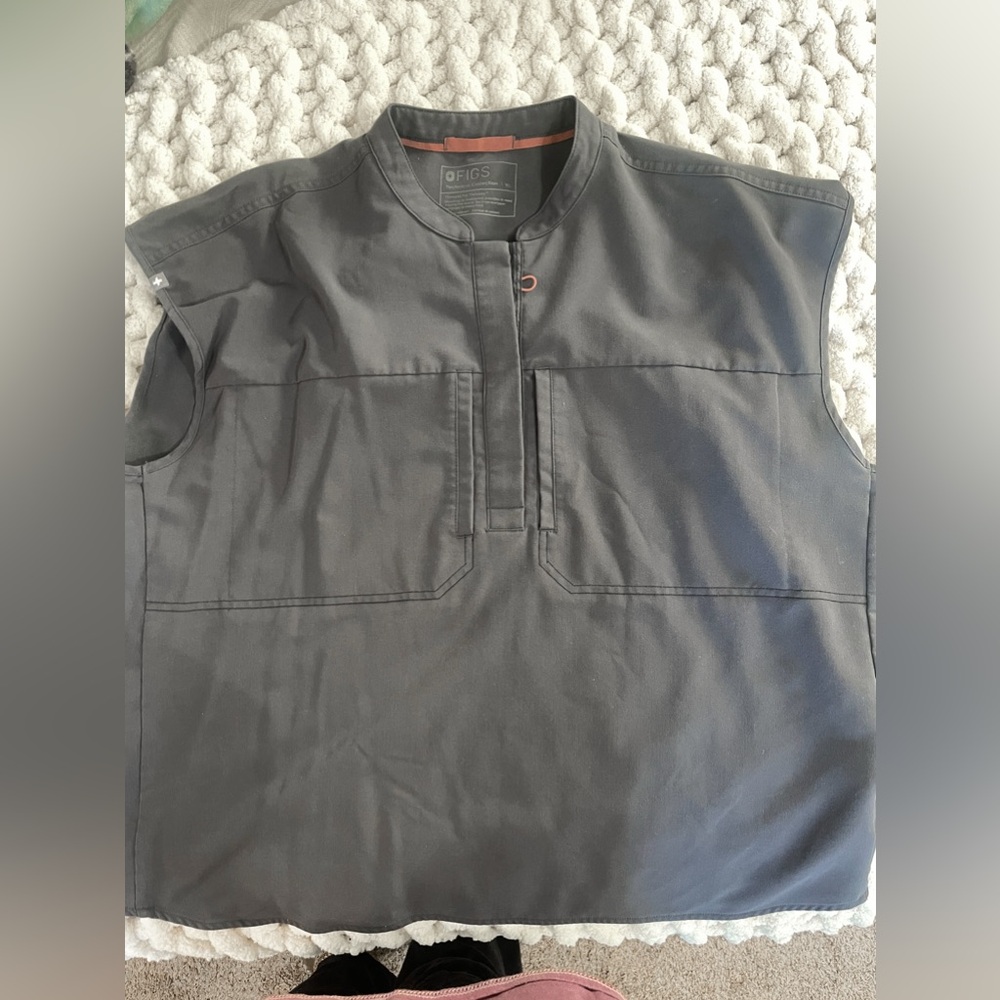 Figs - Charcoal Blake Relaxed - Scrub - XL